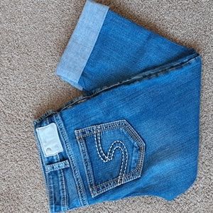 Silver Aiko Mid Capris